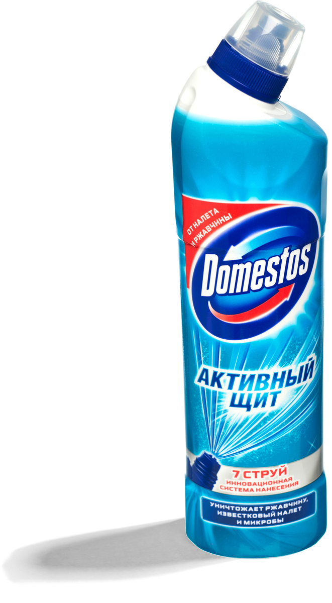 фото Чистящее средство Domestos "Активный щит", свежесть океана, 750 мл