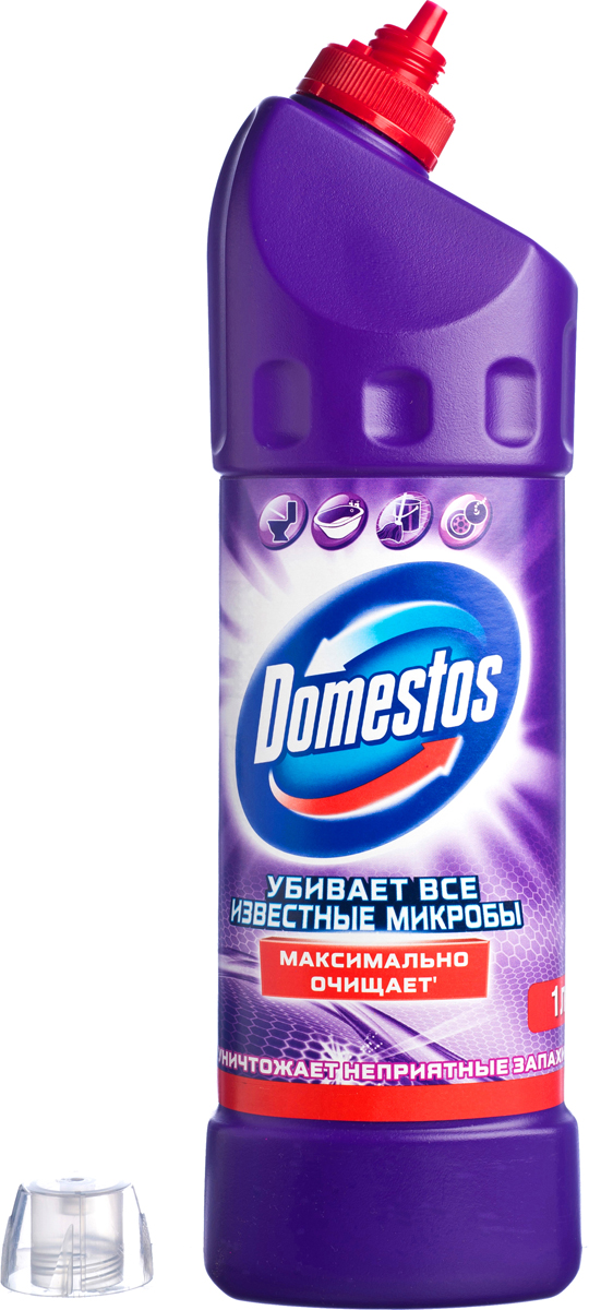 фото Domestos Чистящее средство "Двойная сила", универсальное, свежесть лаванды, 1 л