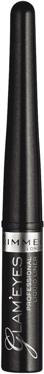 фото Жидкая подводка для глаз Rimmel Glam'eyes Professional Liquid Liner, тон 001, 3,5 мл