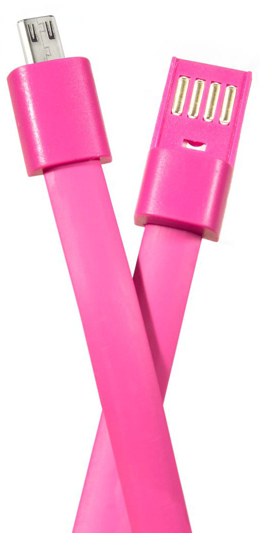 фото IQ Format, Pink кабель-браслет USB-micro USB