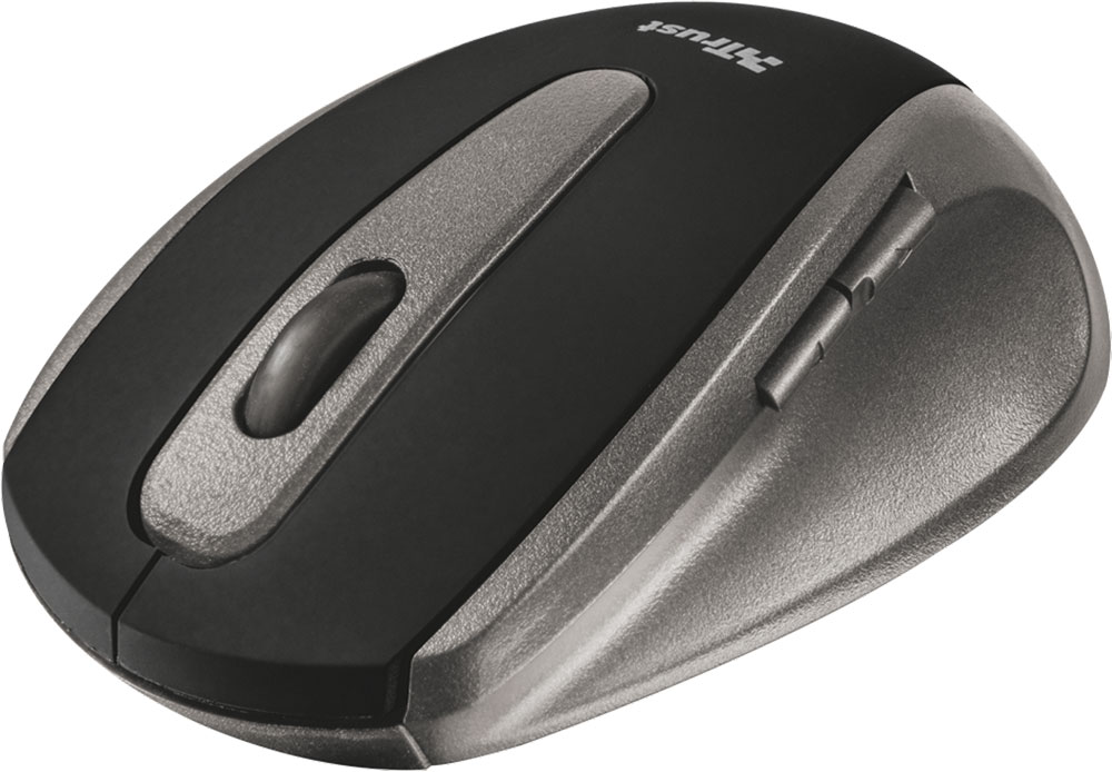 фото Мышь Trust EasyClick Wireless Mouse, Silver Black