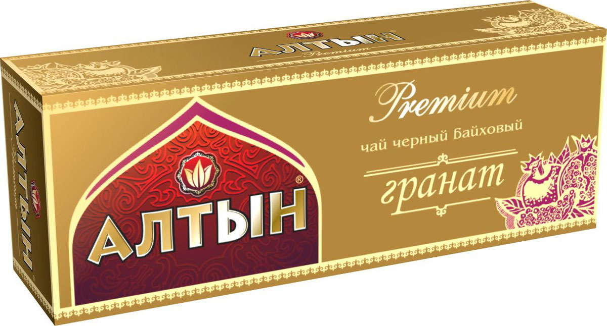 Алтын Premium Гранат черный чай в пакетиках, 25 шт