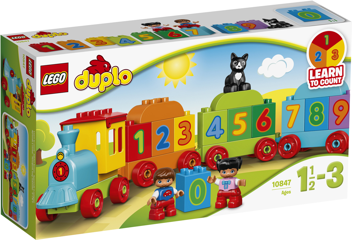 LEGO DUPLO 10847 Поезд Считай и играй Конструктор