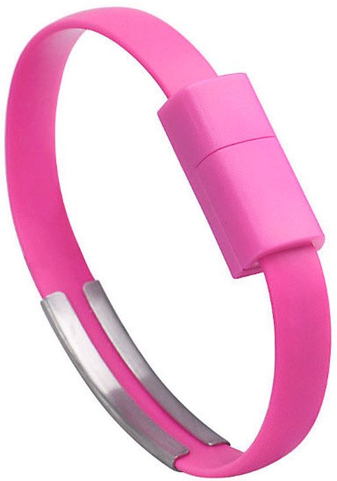 фото IQ Format, Pink кабель-браслет USB-micro USB