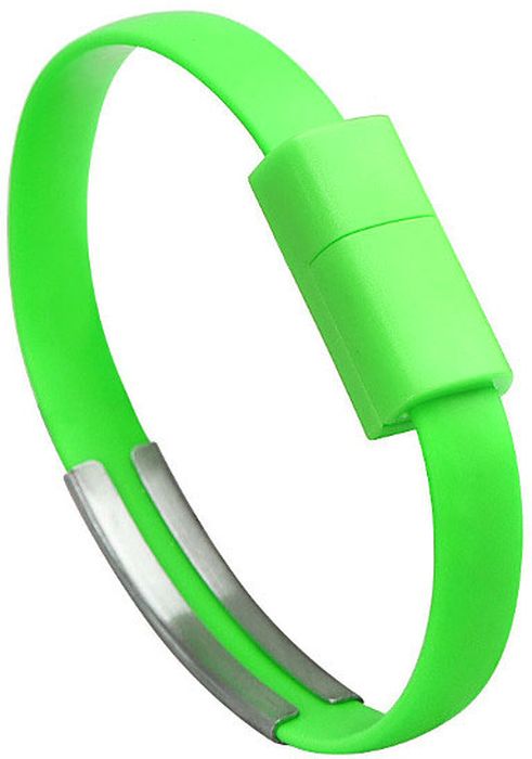 фото IQ Format, Green кабель-браслет USB-micro USB