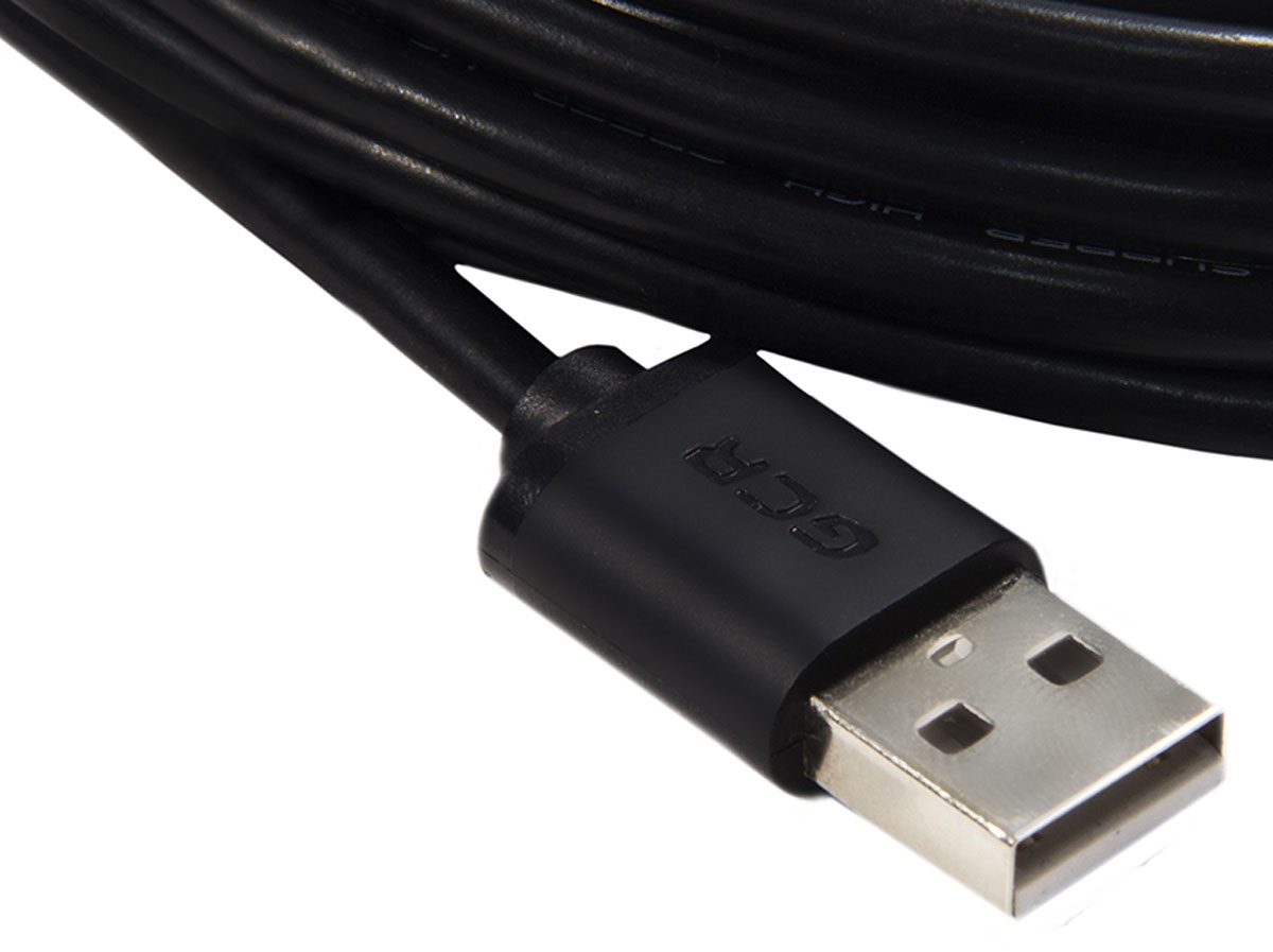 фото Greenconnect Russia GCR-UPC5M-BB2S, Black кабель интерфейсный USB 2.0 тип A/B (0,3 м)