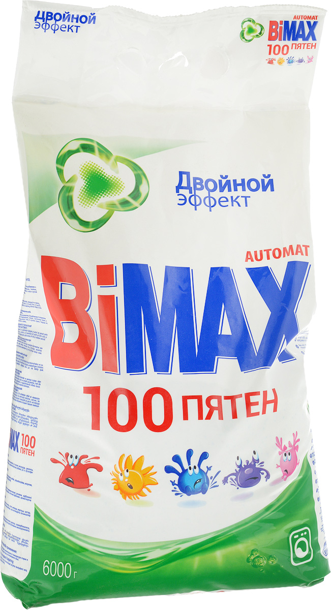 фото Стиральный порошок BiMax "100 пятен", автомат, 6 кг