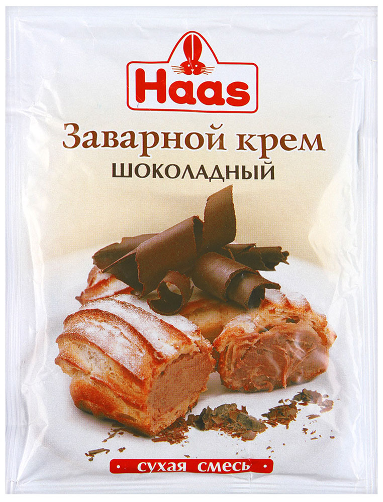 Haas крем заварной шоколадный, 100 г
