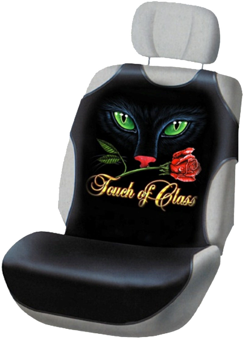фото Чехол-майка на сиденье Антей "Кошка с розой", А0025/14, 2 шт