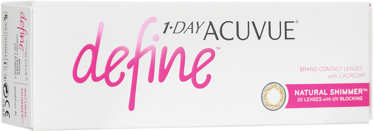 Natural shimmer. Acuvue 1-Day define natural Shimmer. 1 Day Acuvue define Shimmer. Контактные линзы 1-Day Acuvue define with Lacreon natural Shimmer. Линзы контактные "1 Day Acuvue define with Lacreon" natural Shimmer 8.5 (-3,0).