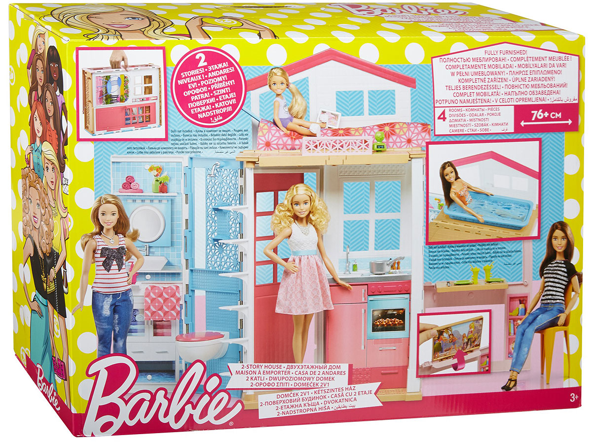 фото Barbie Двухэтажный домик для куклы