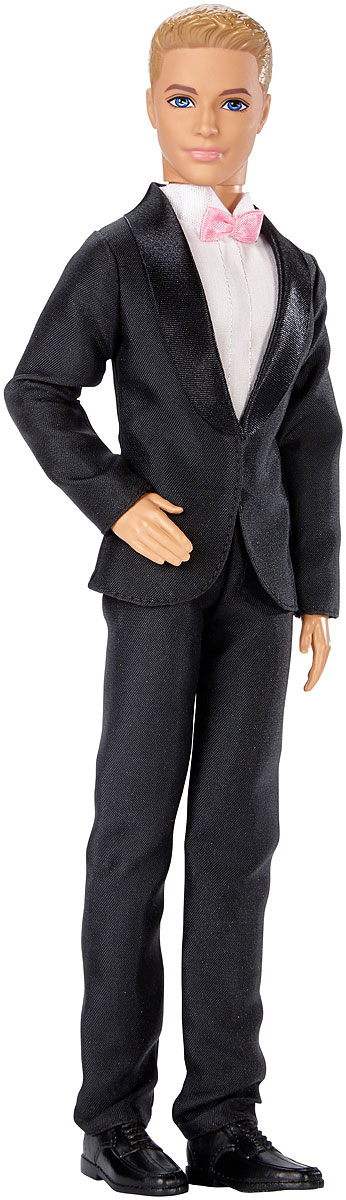 Barbie Кукла Жених Кен цвет костюма черный