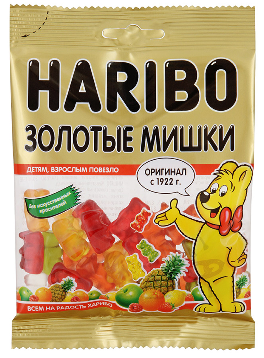 фото Haribo Золотые мишки жевательный мармелад, 70 г