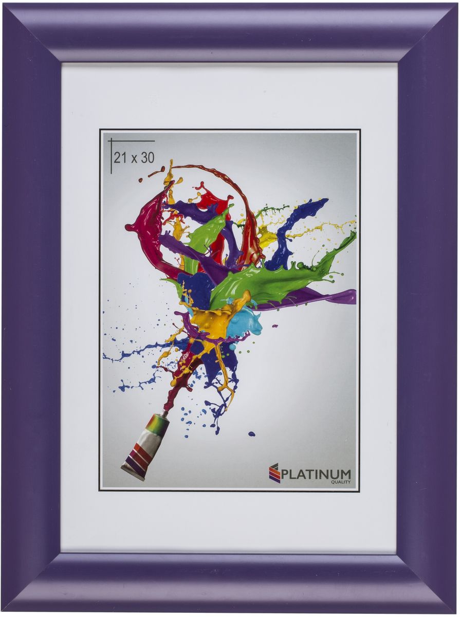 фото Фоторамка Platinum "Аркола", цвет: фиолетовый, 21 x 30 см