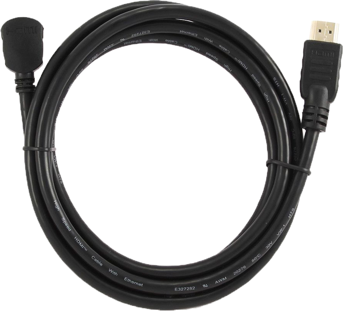 фото Cablexpert CC-HDMI490-6, Black HDMI-кабель угловой разъем (1,8 м)