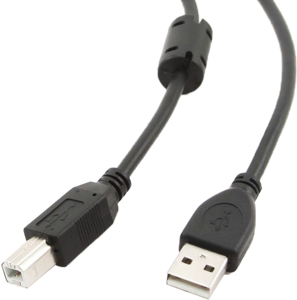 фото Cablexpert CCF-USB2-AMBM-10, Black кабель USB 2.0 тип A/B (3 м)