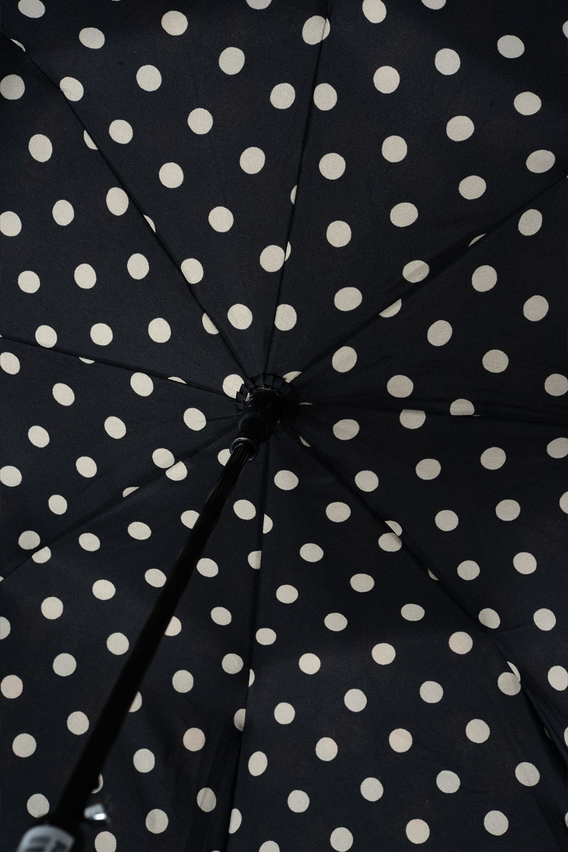 фото Зонт-трость женский Cath Kidsto "Bloomsbury", полуавтомат, цвет: черный, мультиколор. L778-2845 Cath kidston