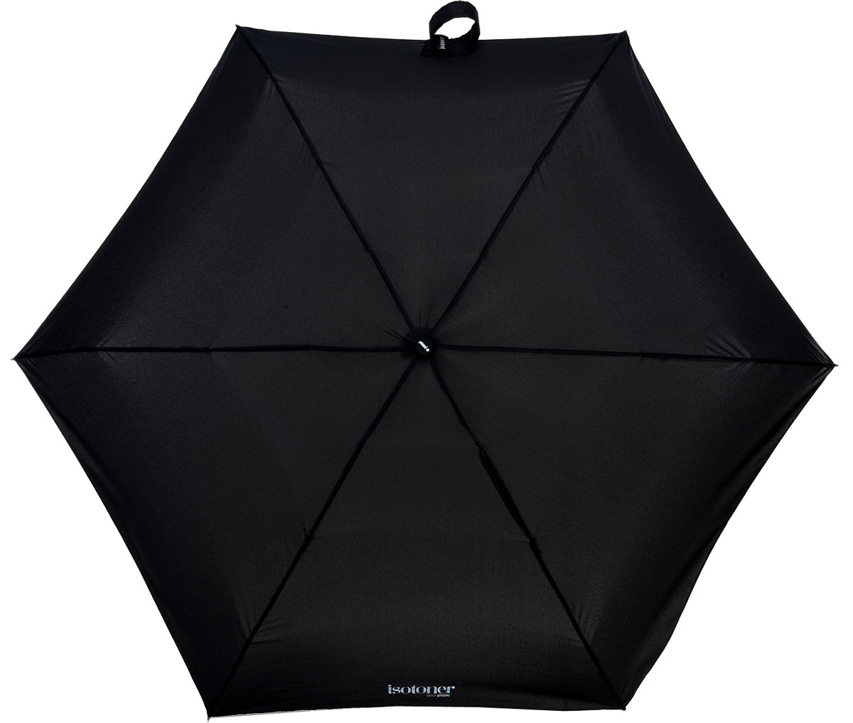 Зонт Isotoner, автомат, 4 сложения, цвет: черный. 09145-1