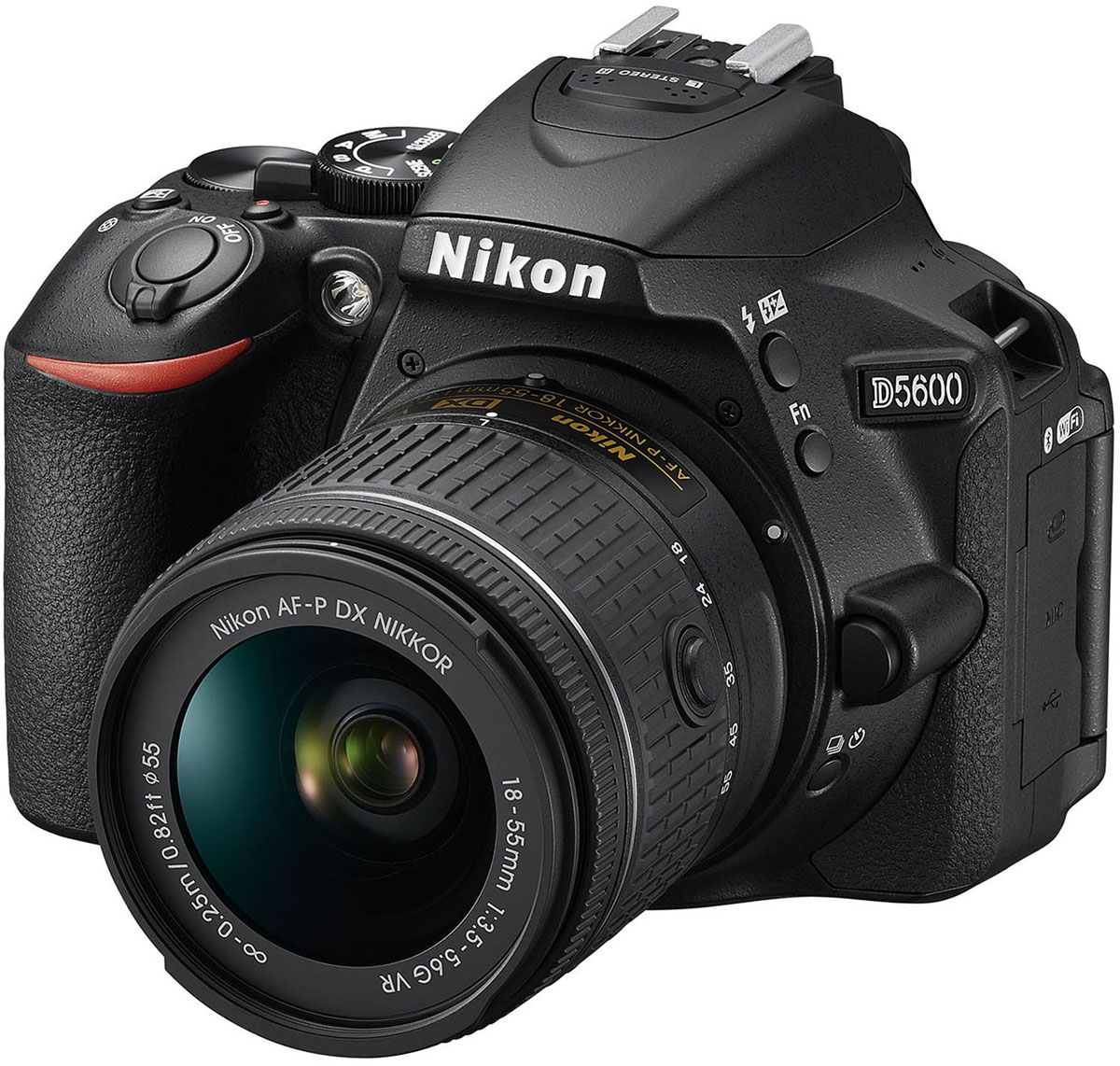 Зеркальный фотоаппарат Nikon D5600 Kit 18-55 VR, Black