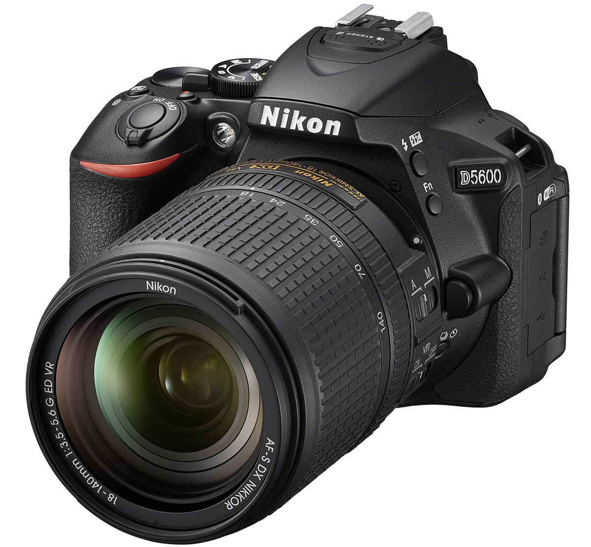 Зеркальный фотоаппарат Nikon D5600 Kit 18-140 VR, Black