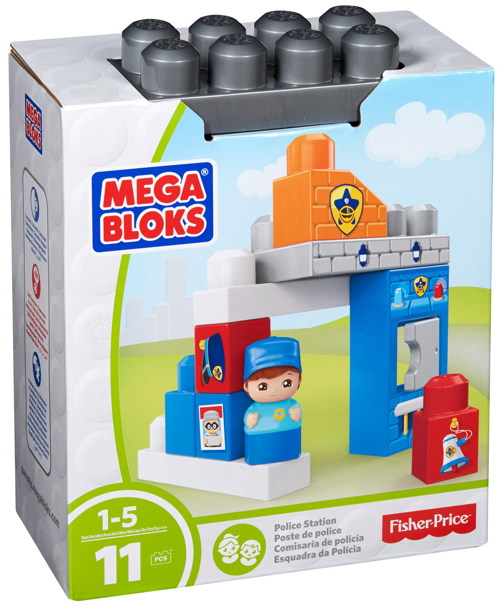 Mega Bloks Storytelling Конструктор Полицейский участок — купить в ...