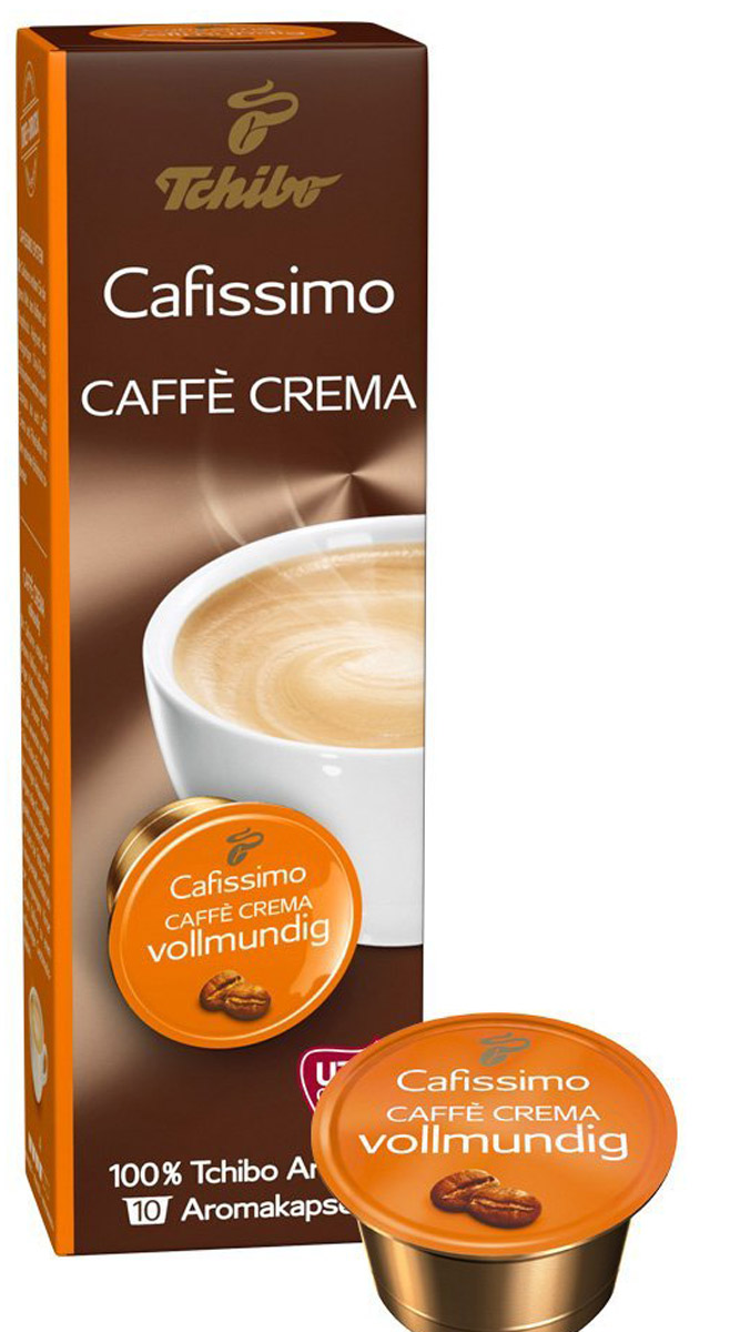 фото Cafissimo Caffe Crema Vollmunding кофе в капсулах, 10 шт