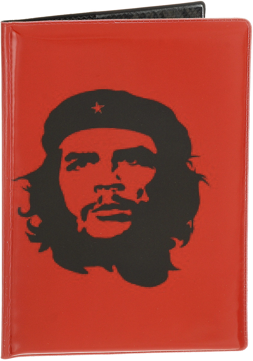 фото Обложка для паспорта Эврика "Че Гевара New", цвет: красный, черный. 96027
