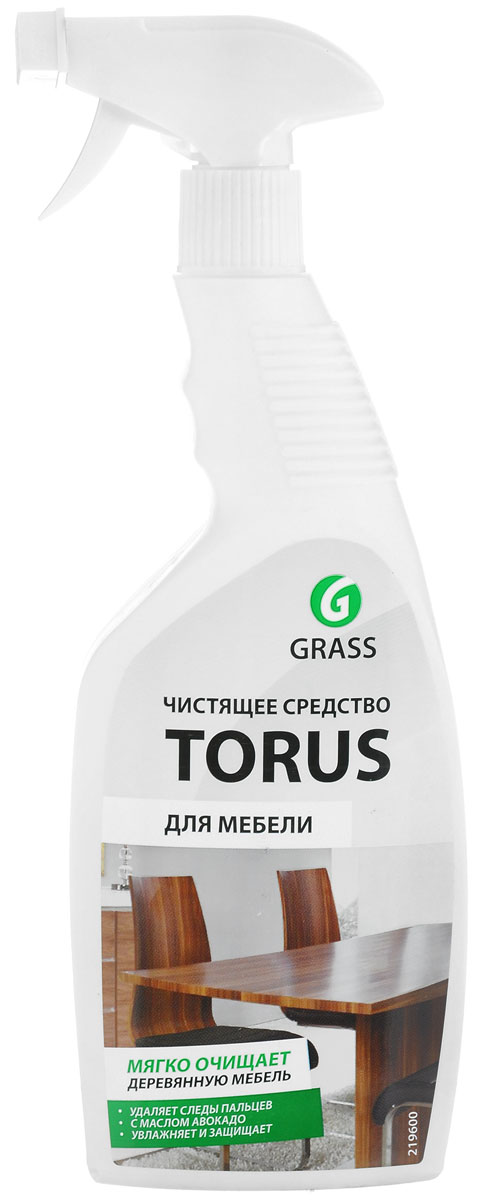 фото Чистящее средство для мебели Grass "Torus", нейтральное, 600 мл