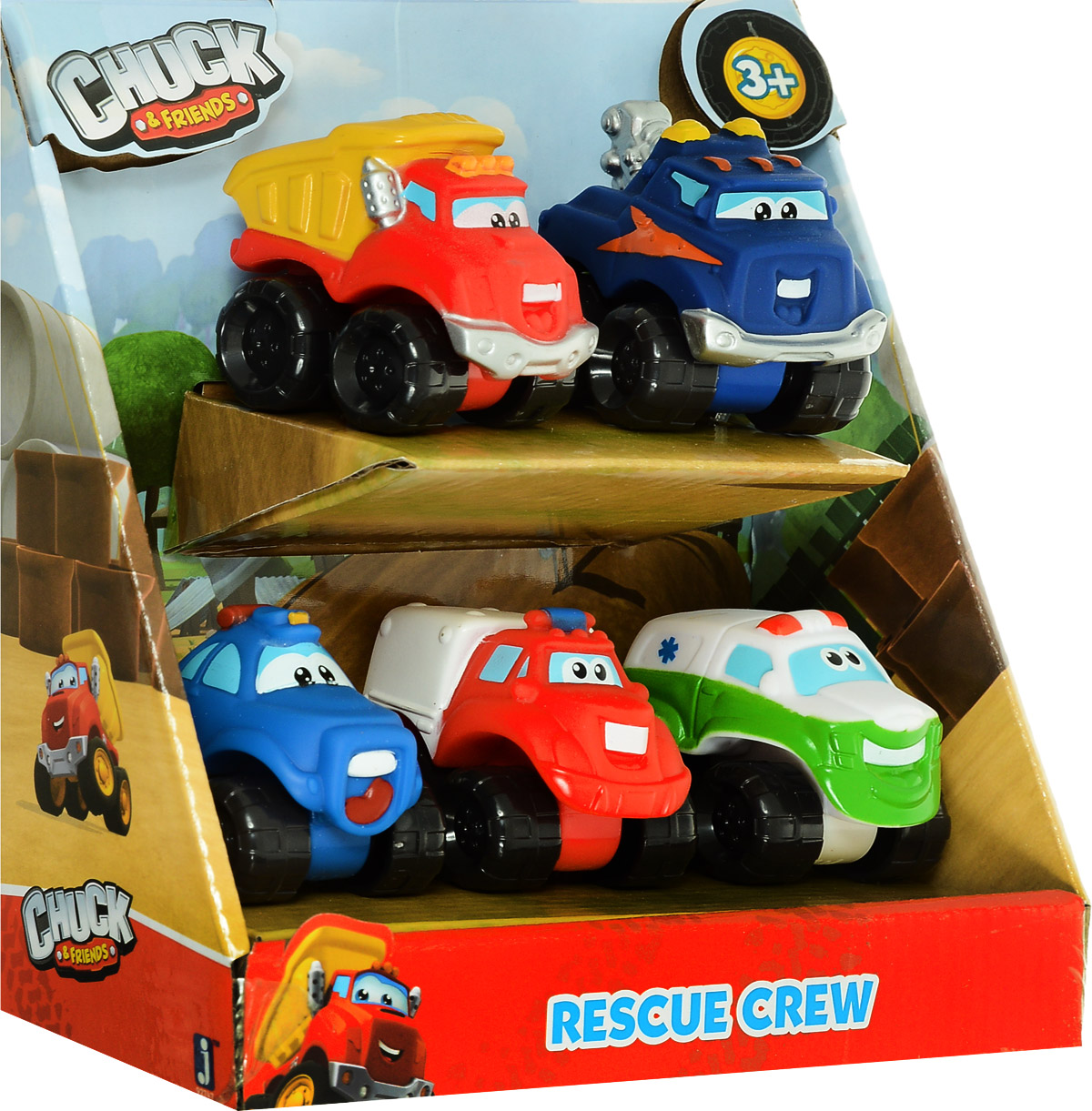 фото Chuck & Friends Набор машинок Rescue Crew 5 шт