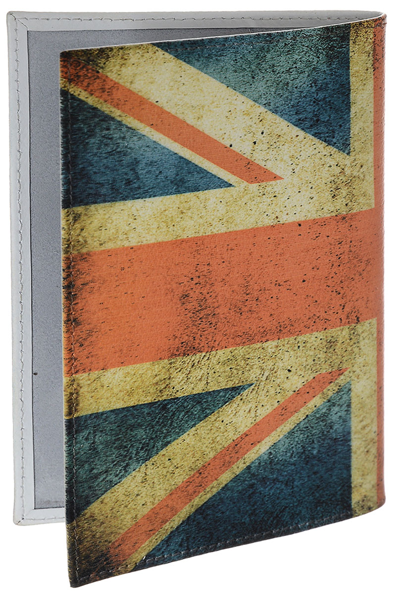 фото Обложка для паспорта Perfecto "United Kingdom", цвет: синий, красный. PS-PR-0014 Перфекто / perfecto