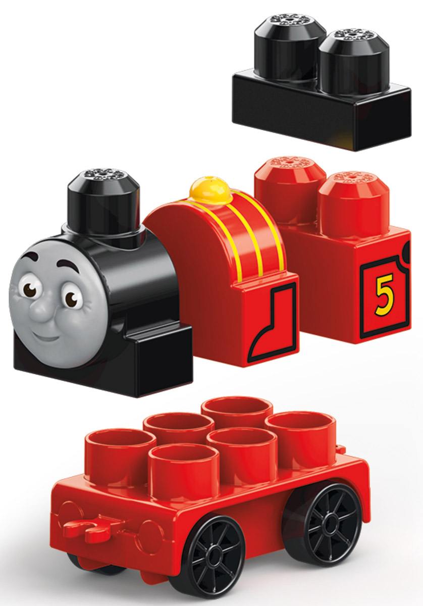 фото Mega Bloks Thomas & Friends Конструктор Паровозик Джеймс Mega bloks/mega construx