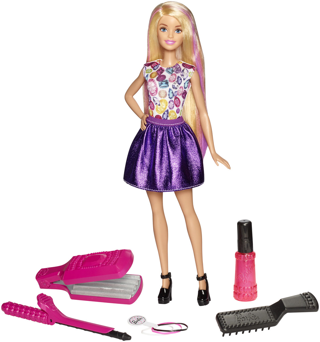 Barbie Кукла Цветные локоны