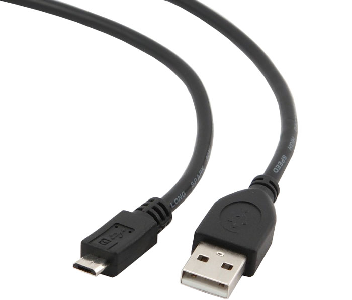 Кабель USB 2.0 Cablexpert CCP-mUSB2-AMBM-6, черный -  по низкой .