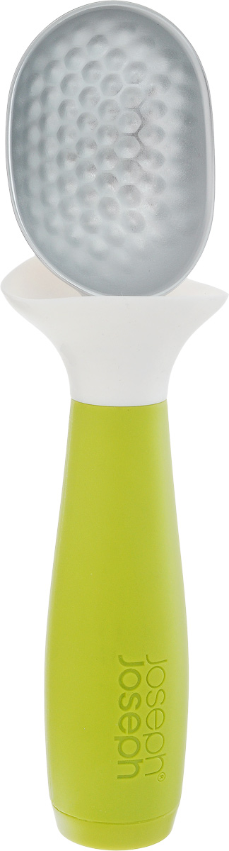 фото Ложка для мороженого Joseph Joseph "Dimple", с защитой от капель, цвет: зеленый, белый, длина 18 см
