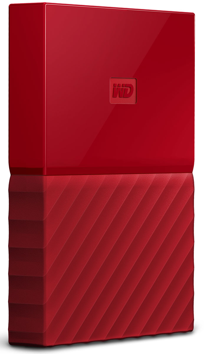 фото WD My Passport 1TB, Red внешний жесткий диск (WDBBEX0010BRD-EEUE)