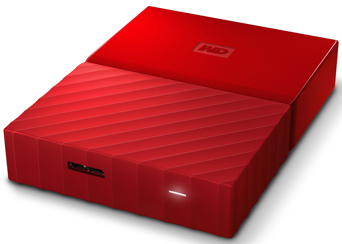 фото WD My Passport 2TB, Red внешний жесткий диск (WDBUAX0020BRD-EEUE)