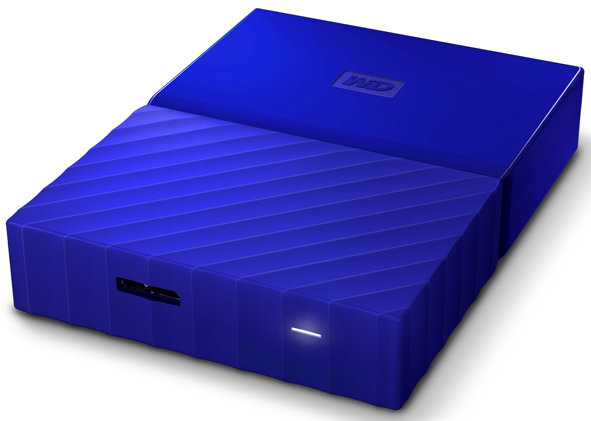 фото WD My Passport 4TB, Blue внешний жесткий диск (WDBUAX0040BBL-EEUE)