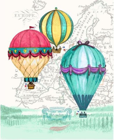 фото Картина-репродукция без рамки Magic Home "Воздушные шары", 30 х 40 см