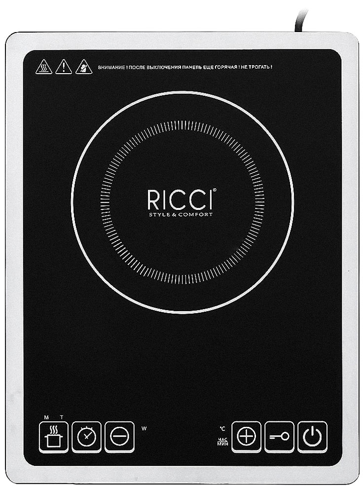 Настольная плита Ricci JDL-C21E4, Black индукционная