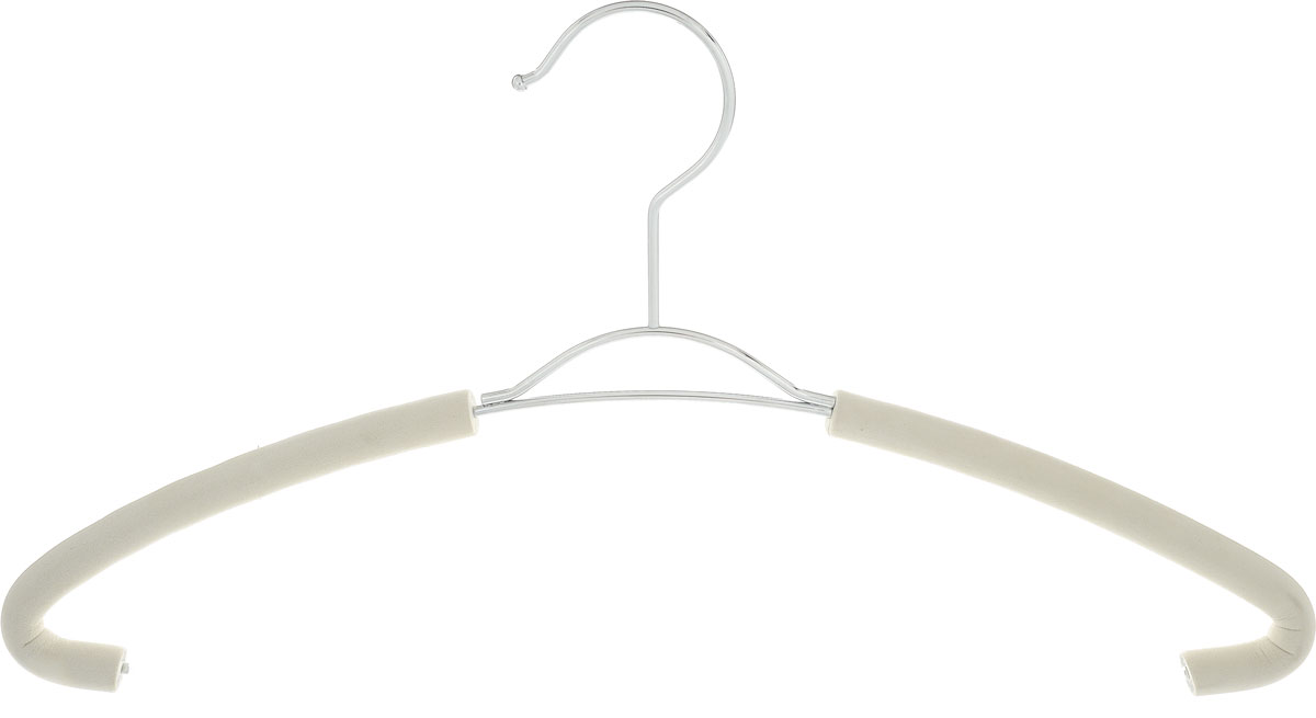фото Вешалка для рубашек Attribute Hanger "Eva", цвет: кремовый, длина 41 см