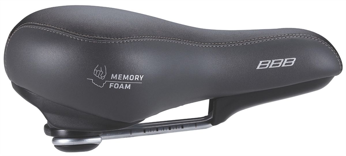 фото Седло велосипедное BBB "SuperShape Memory Foam Anatomic", цвет: черный