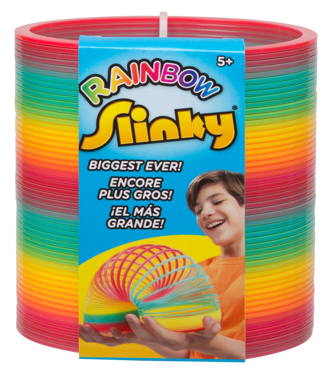 фото Slinky Антистрессовая игрушка Пружинка Радуга Гигант