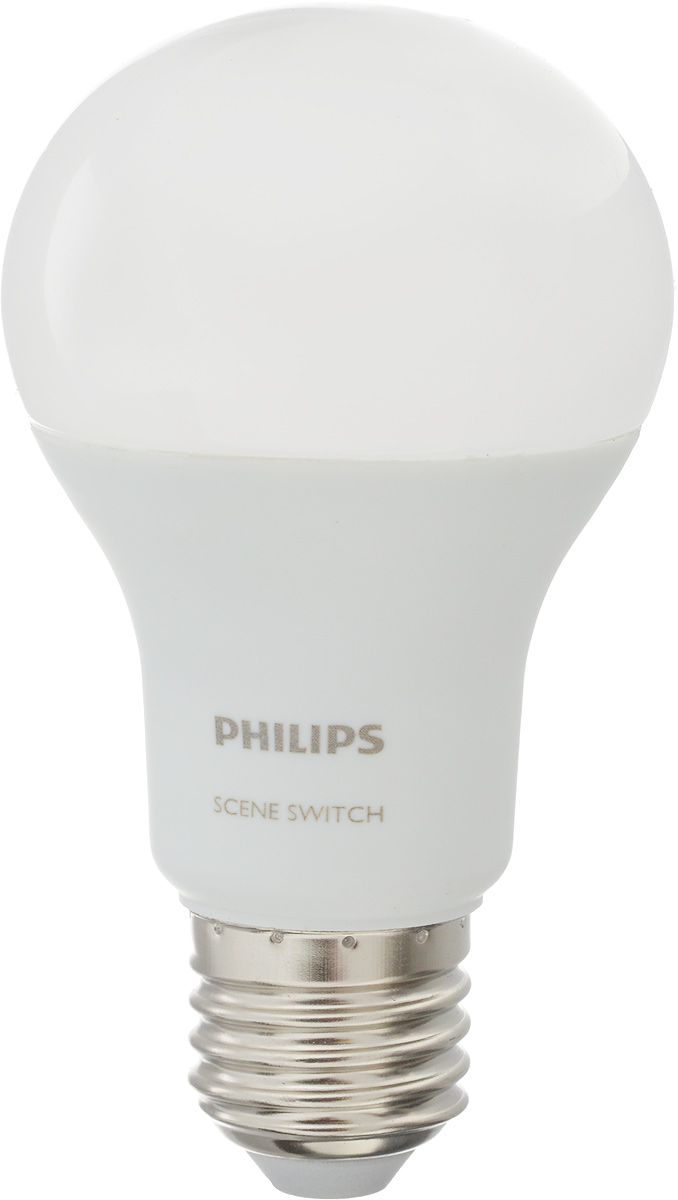 фото Лампа светодиодная Philips "Scene Switch", цоколь E27, 9.5W, 3000K/6500К