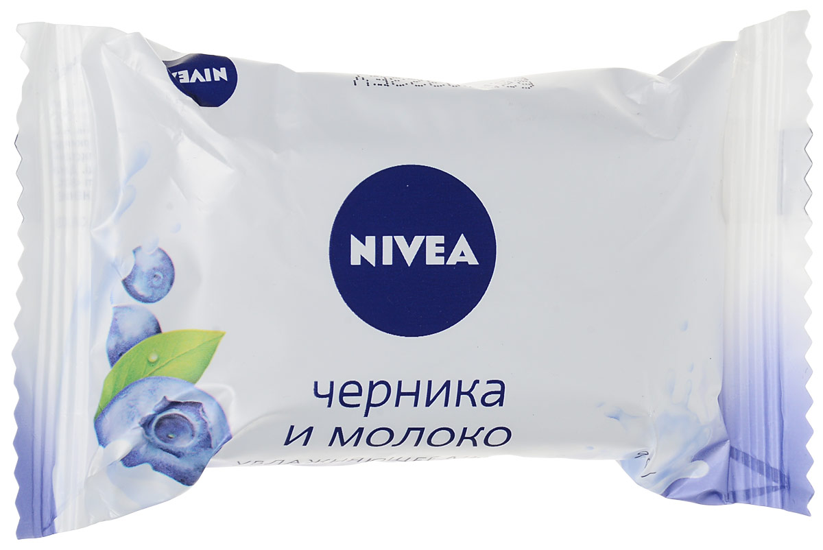 "Увлажняющее мыло Nivea ""Черника и молоко"", 90 гр" — купить в ...