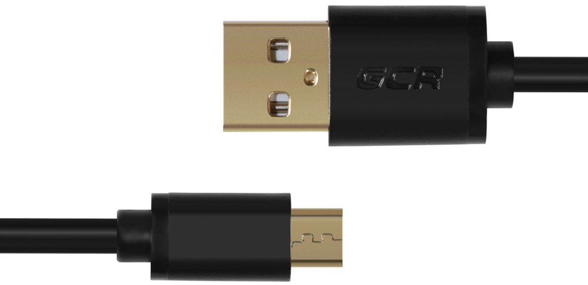 фото Greenconnect Russia GCR-UA8MCB6-BB2SG, Black кабель microUSB-USB (1,8 м)