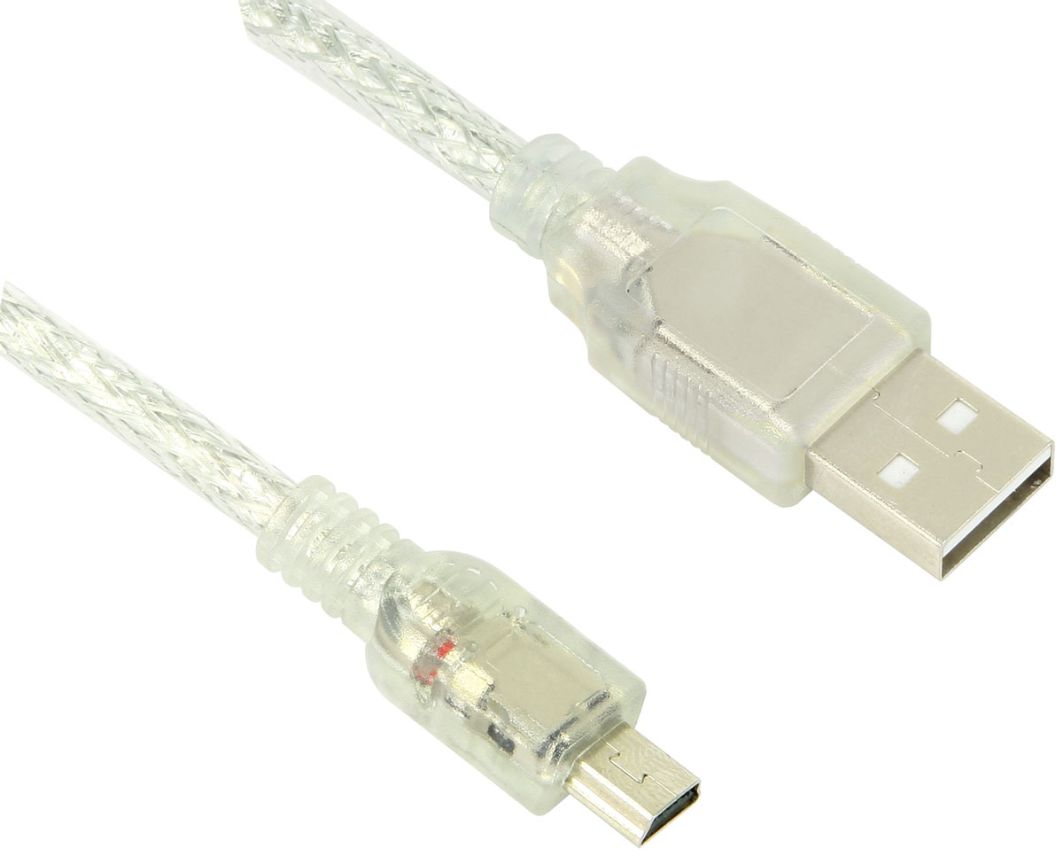 фото Greenconnect GCR-UM1M5P-BD2S кабель miniUSB-USB (1 м)