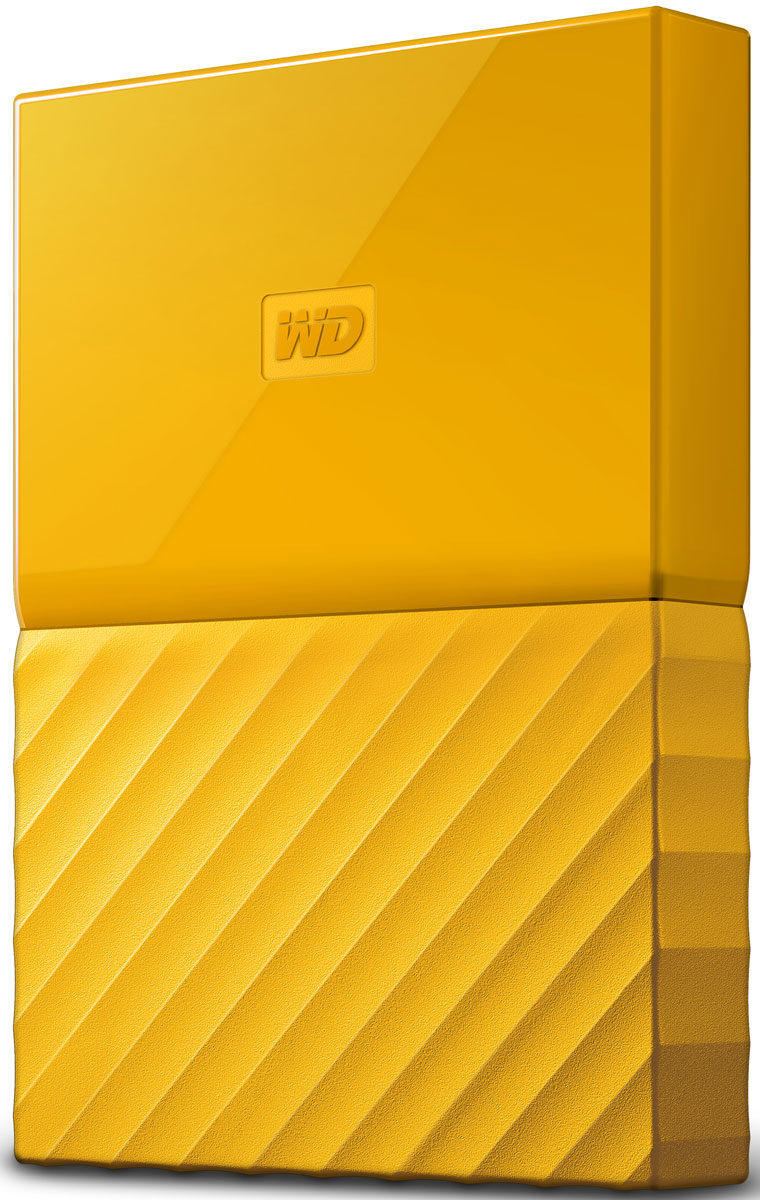 фото WD My Passport 1TB, Yellow внешний жесткий диск (WDBBEX0010BYL-EEUE)