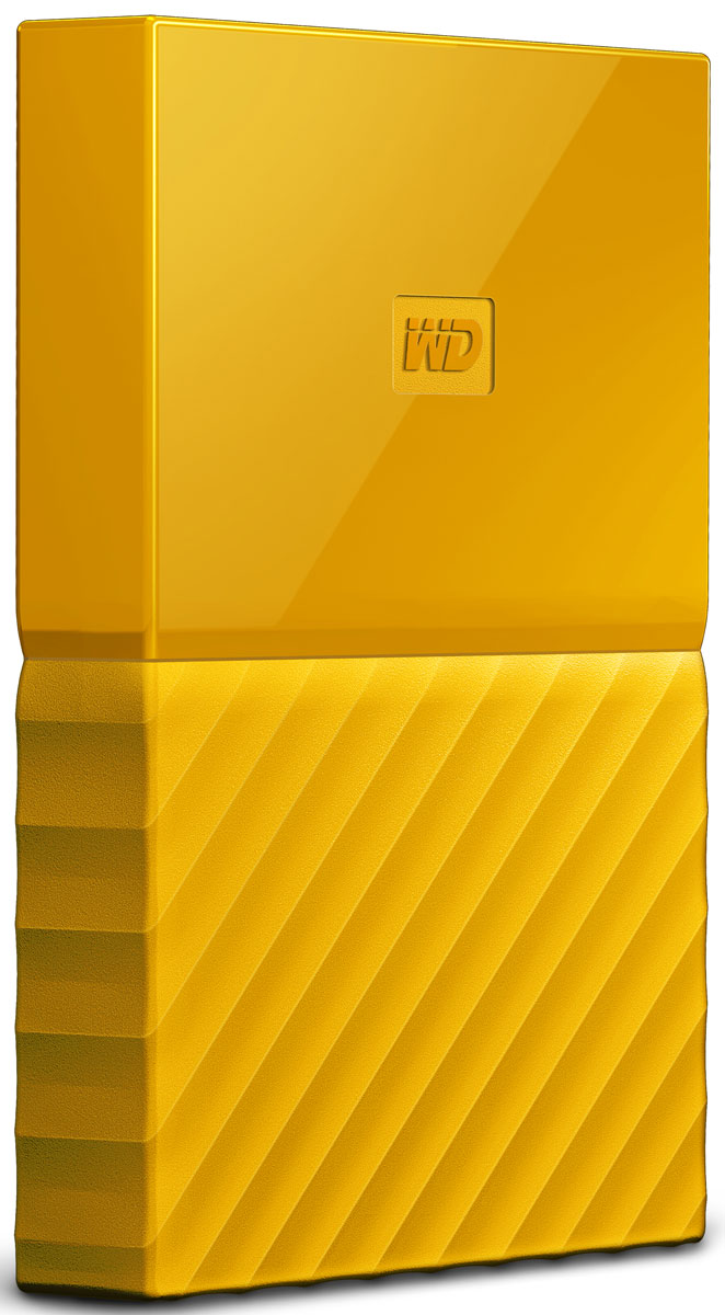 фото WD My Passport 1TB, Yellow внешний жесткий диск (WDBBEX0010BYL-EEUE)