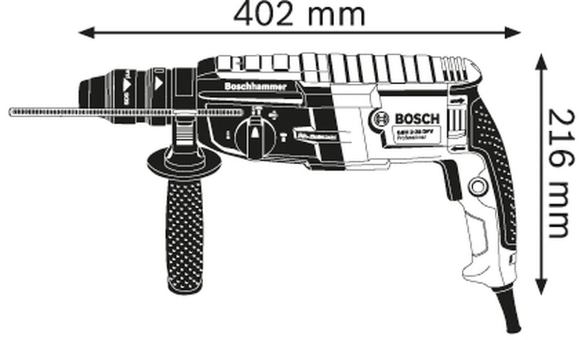 фото Перфоратор Bosch "GBH 2-28 F New". 0611267600