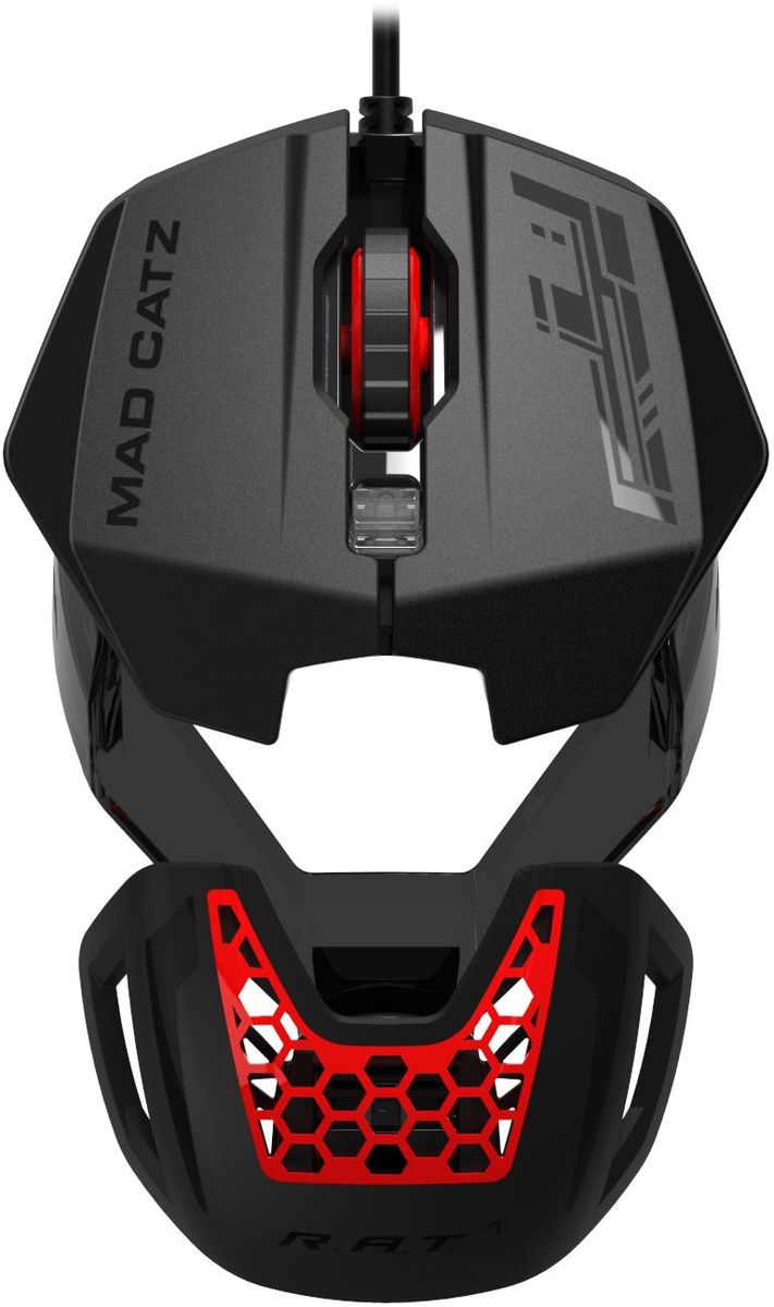 фото Игровая мышь Mad Catz R.A.T.1, Black Red